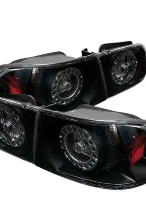 In Demand Honda Civic 2DR & 4DR Spyder LED Taillights - Black - ALT-YJ9295TLZ4-24D-BK-LED