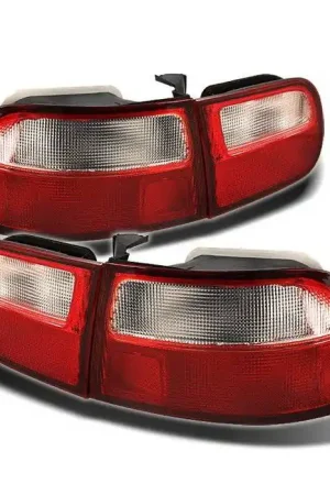 Trusted Brand Honda Civic HB Spyder Taillights - Red Clear - ALT-ZO-HC92-3D-RC