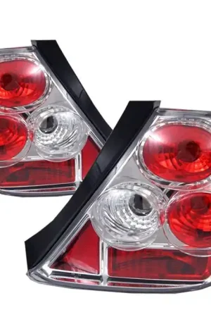 Honda Civic HB Spyder Euro Style Taillights - Chrome - 111-HC03-3D-C Wholesale