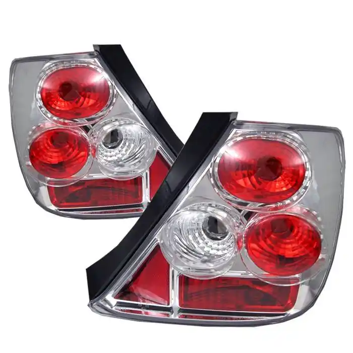 Honda Civic HB Spyder Euro Style Taillights - Chrome - 111-HC03-3D-C Wholesale