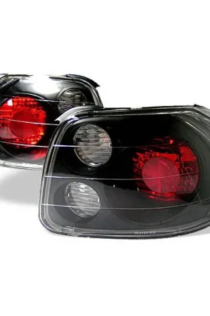 Honda Del Sol Spyder Altezza Taillights - Black - 111-HF09-LED-BK Price Cut
