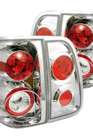 Lincoln Navigator Spyder Altezza Taillights - Chrome - 111-LREV12-LED-SM Handmade