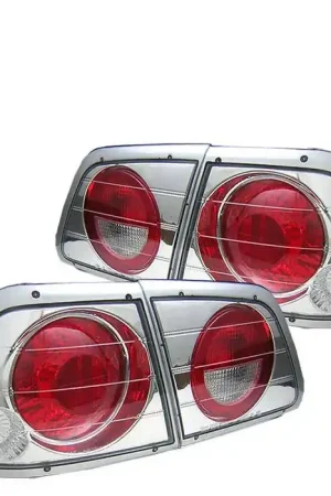 Nissan Maxima Spyder Euro Style Taillights - Chrome - 111-NM97-C Warranty Included