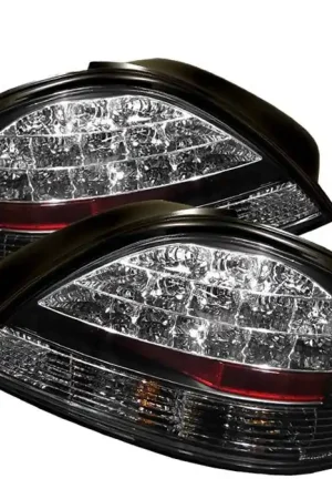 Fan Favorite Pontiac Grand Am Spyder LED Taillights - Black - 111-PGAM99-LED-BK