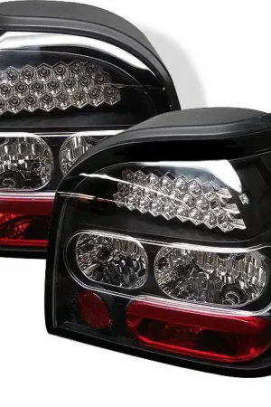 New Release Volkswagen Golf Spyder LED Taillights - Black - 111-VWPAT97-C