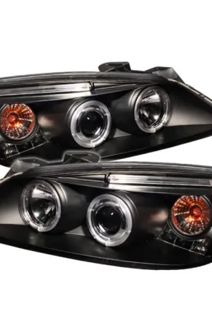 Last Chance Pontiac G6 Spyder CCFL LED Projector Headlights - Black - 444-PGTO04-HL-C