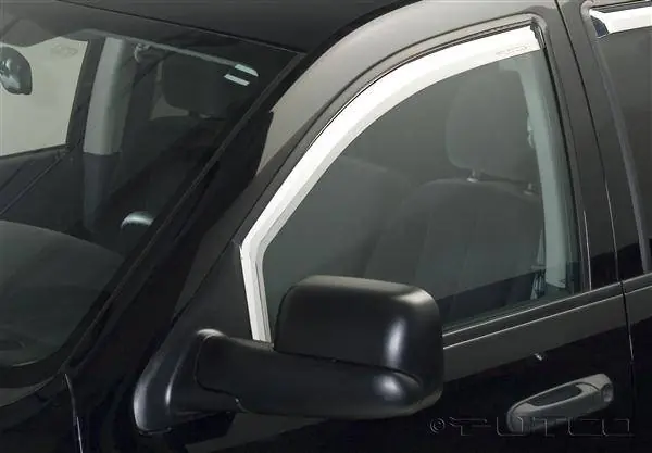 Brand New Dodge Ram Putco Element Chrome Window Visors - 480177