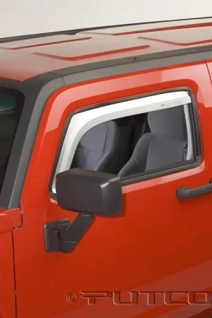 Fast Shipping Hummer H3 Putco Element Chrome Window Visors - 480504