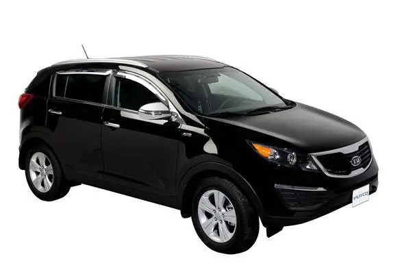 Kia Sportage Putco Element Chrome Window Visors - 480004 Hot Deal