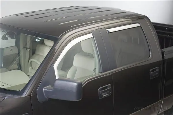 Ford F150 Putco Element Chrome Window Visors - 480112 Original