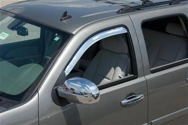 Trusted Brand GMC Sierra Putco Element Chrome Window Visors - 480034