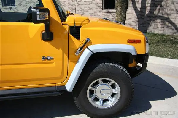 Hummer H2 Putco ABS Fender Trim - Paint to Match - 497008 Express Delivery