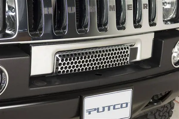 Hummer H2 Putco Chrome Trim Bumper Vent Strip - 404202 Price Cut