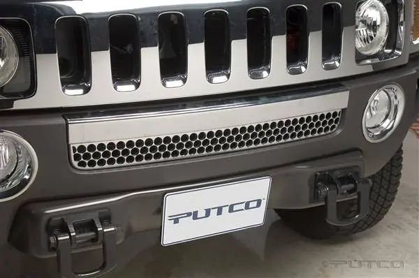 Hummer H3 Putco Chrome Bumper Vent Strip - 402313 Buy Online