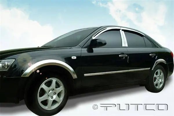 Hyundai Sonata Putco Chrome Fender Molding - 408612 Get Yours