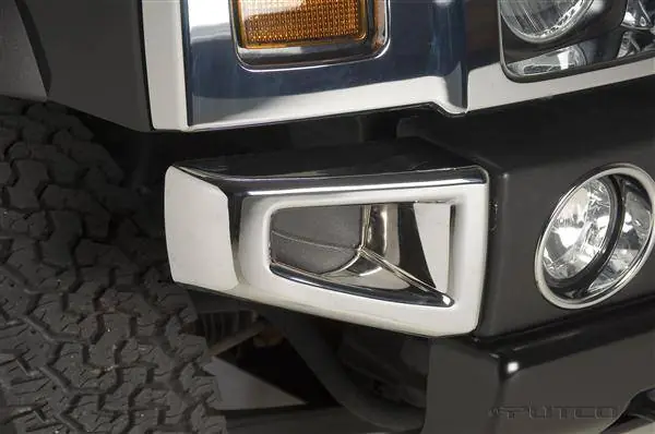 Authentic Hummer H2 Putco Chrome Trim Front Bumper Cover - 404205