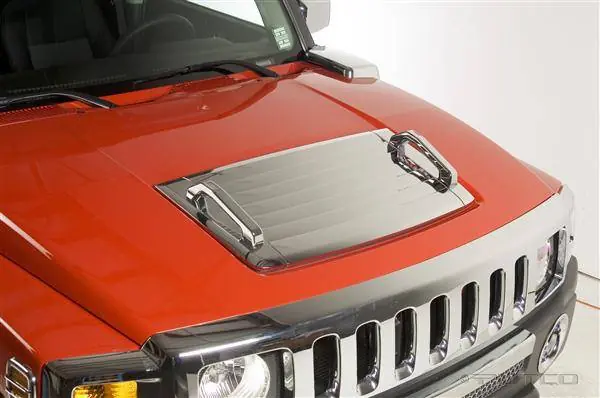 Hummer H3T Putco Chrome Hood Deck Vent - 403506 Free Shipping