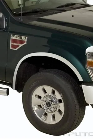 Ford F350 Superduty Putco Stainless Steel Fender Trim - 97179 Weekend Sale