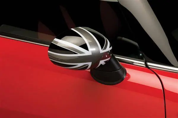 Latest Mini Cooper Putco Mirror Overlays - Black Union Jack - 400518