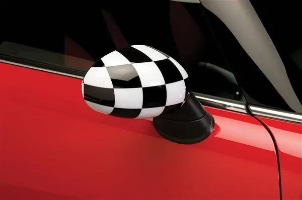 Best Price Mini Cooper Putco Mirror Overlays - Checkered Flag - 400519