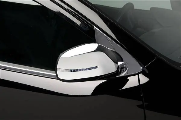 Latest Kia Optima Putco Mirror Overlays with LED opening - 401732