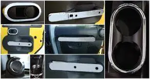 Weekend Sale Jeep Wrangler Putco Interior Chrome Accessory Kit - 405641