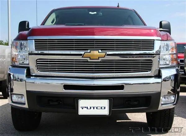 Price Drop Chevrolet Silverado Putco Boss Shadow Billet Grille - 79189