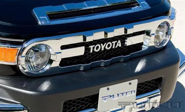 Place Order Toyota FJ Cruiser Putco Chrome Trim Grille Covers - 403522