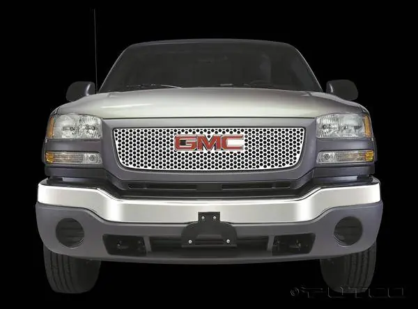 Popular GMC Sierra Putco Designer FX Deluxe Punch Grille - 64312