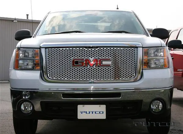 Price Drop GMC Sierra Putco Designer FX Punch Grille - 64296