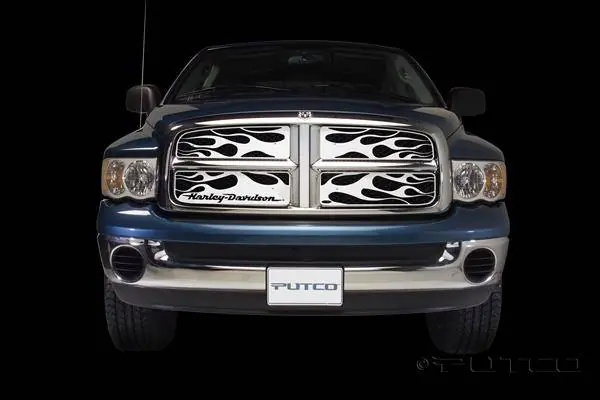 Dodge Ram Putco Flaming Inferno Grille Insert - 53332 Free Delivery