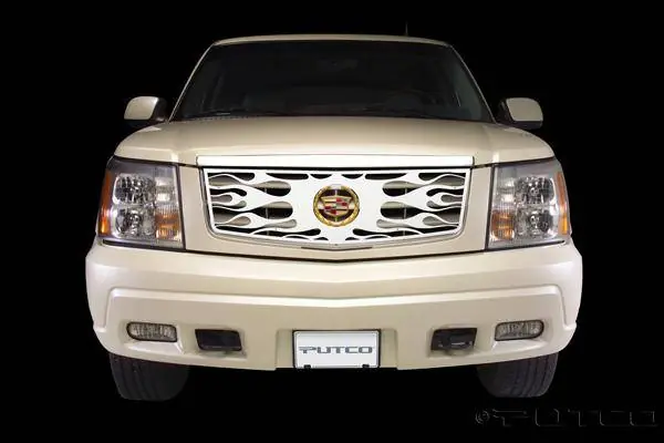 Price Drop Cadillac Escalade Putco Flaming Inferno Stainless Steel Grille - 89115