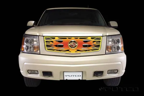 Cadillac Escalade Putco Flaming Inferno Stainless Steel Grille - 4 Color - 89315 Hot Deal