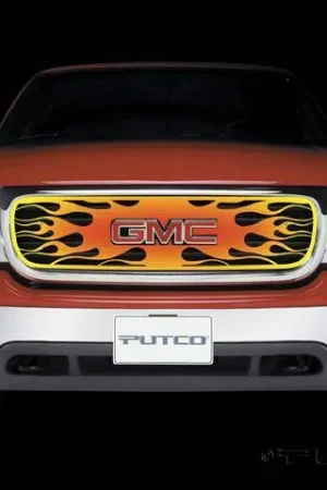 GMC Yukon Putco Flaming Inferno Stainless Steel Grille - 4 Color - 89302 Warranty Included