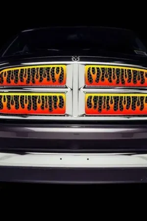 Direct From Manufacturer Ford Expedition Putco Flaming Inferno Stainless Steel Grille - 4 Color - 89316