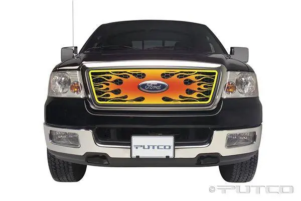 Ford F150 Putco Flaming Inferno Stainless Steel Grille - 4 Color - 89342 Reduced Price