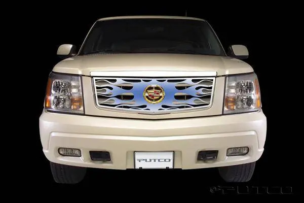 Cadillac Escalade Putco Flaming Inferno Stainless Steel Grille - Blue - 89415 Grab Now