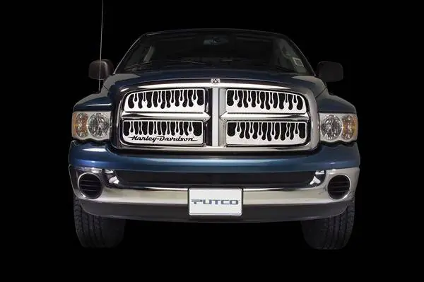 Last Chance Ford Taurus Putco Flaming Inferno Stainless Steel Main Grille - 89140