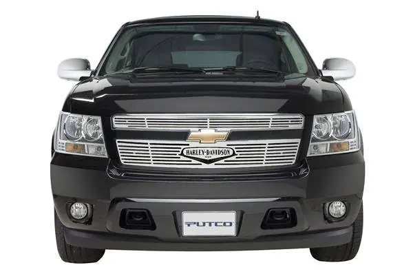 Chevrolet Avalanche Putco Liquid Grille Insert with Classic Logo - 94258 Clearance