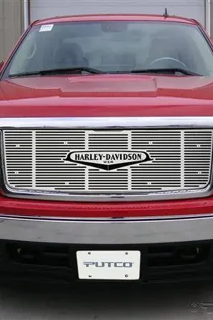 GMC Sierra Putco Liquid Grille Insert with Classic Logo - 94296 Certified