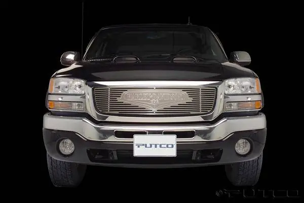 Original GMC Sierra Putco Liquid Grille Insert with Classic Logo - 94238