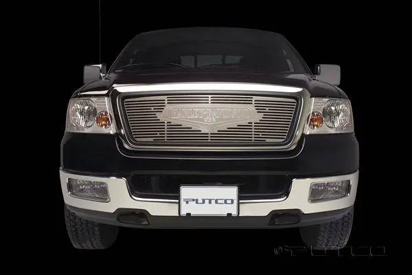 Ford F150 Putco Liquid Grille Insert with Classic Logo - 94242 Best Choice