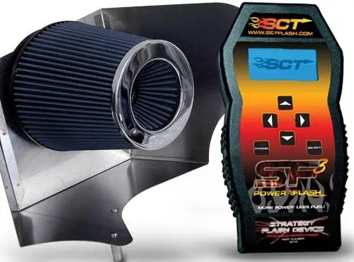 Ford Mustang Steeda Complete Cold Air Intake Kit and SF3 Custom Tuner Combo - 99108 Wholesale