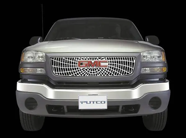 Fan Favorite GMC Sierra Putco Liquid Spider Web Grille - 303238