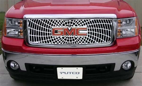 Special Offer GMC Sierra Putco Liquid Spider Web Grille - 303190