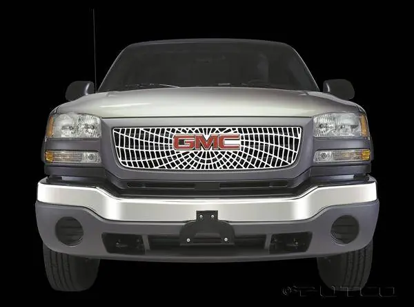Shop Now GMC Sierra Putco Liquid Spider Web Grille - 303138