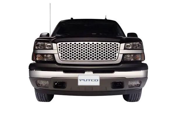 Brand New Chevrolet Silverado Putco Loud Mouth Style Grille with Chrome Mesh - 99165
