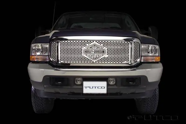Free Shipping Ford F350 Superduty Putco Punch Grille Insert with Bar & Shield - 52105