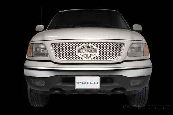 Clearance Ford F150 Putco Punch Grille Insert with Bar & Shield - 52104