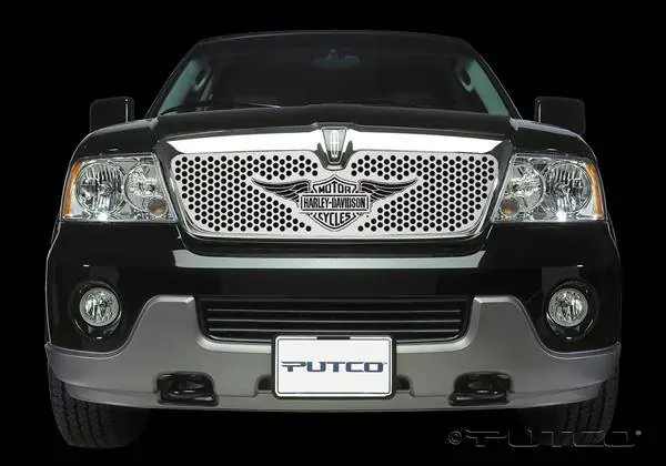 Lincoln Navigator Putco Punch Grille Insert with Wings Logo - 56117 Don’t Miss Out